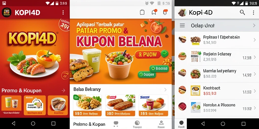 Tampilan antarmuka KOPI4D yang sederhana dan menarik.
