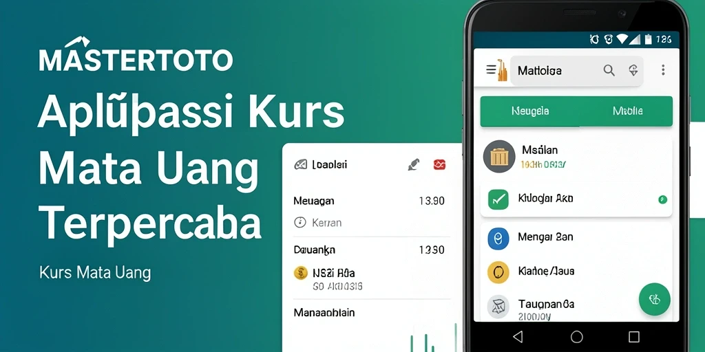 Tampilan antarmuka MASTERTOTO dengan grafik nilai tukar mata uang.