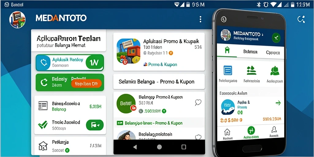 Tampilan antarmuka aplikasi MEDANTOTO yang menarik dan fungsional.