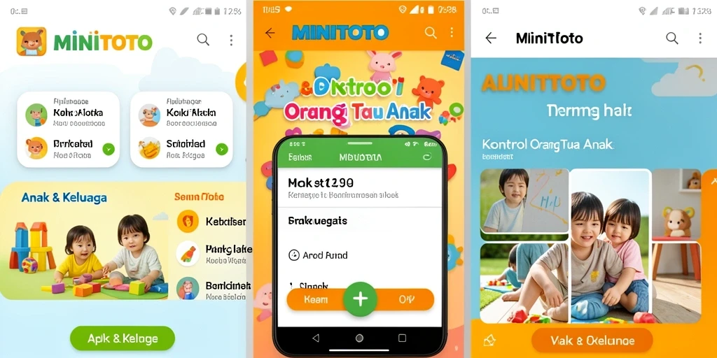 Tampilan antarmuka MINITOTO dengan fungsi Kontrol Orang Tua Anak yang intuitif.